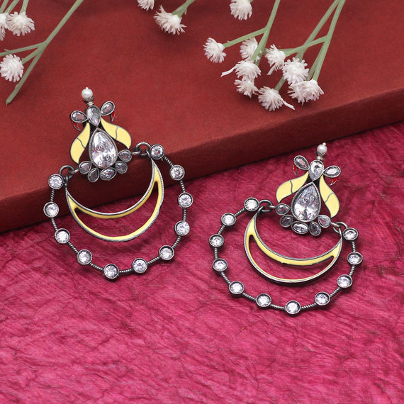 Sale Discounted Diamond Jhumkis | Simple American Diamond Earrings 202 –  Abdesignsjewellery | Buy earrings online, American diamond, Earrings